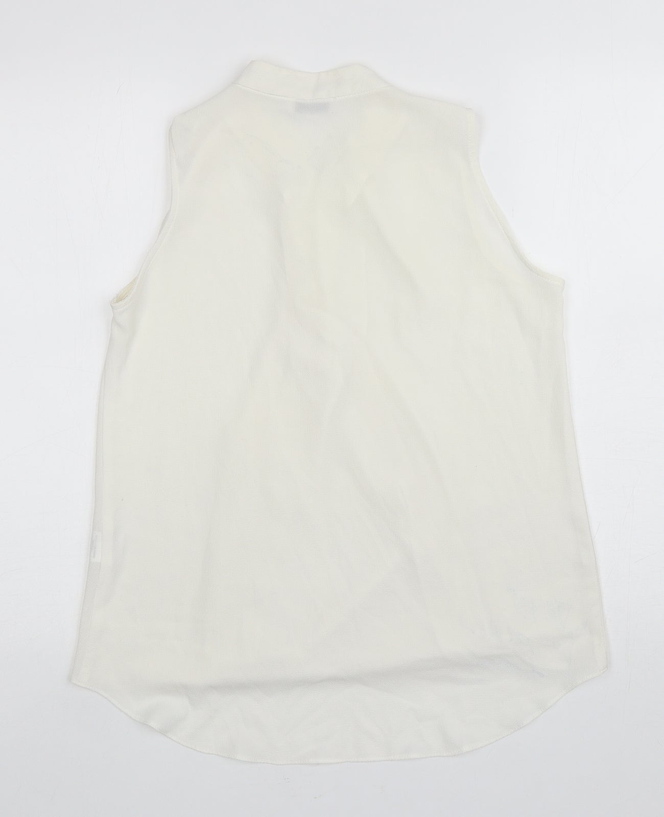 Paraphrase Womens Ivory Polyester Wrap Tank Size 12 V-Neck