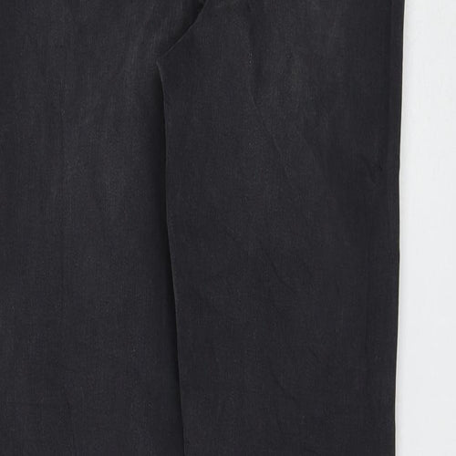 Marks and Spencer Womens Black Cotton Skinny Jeans Size 8 L30 in Regular Zip