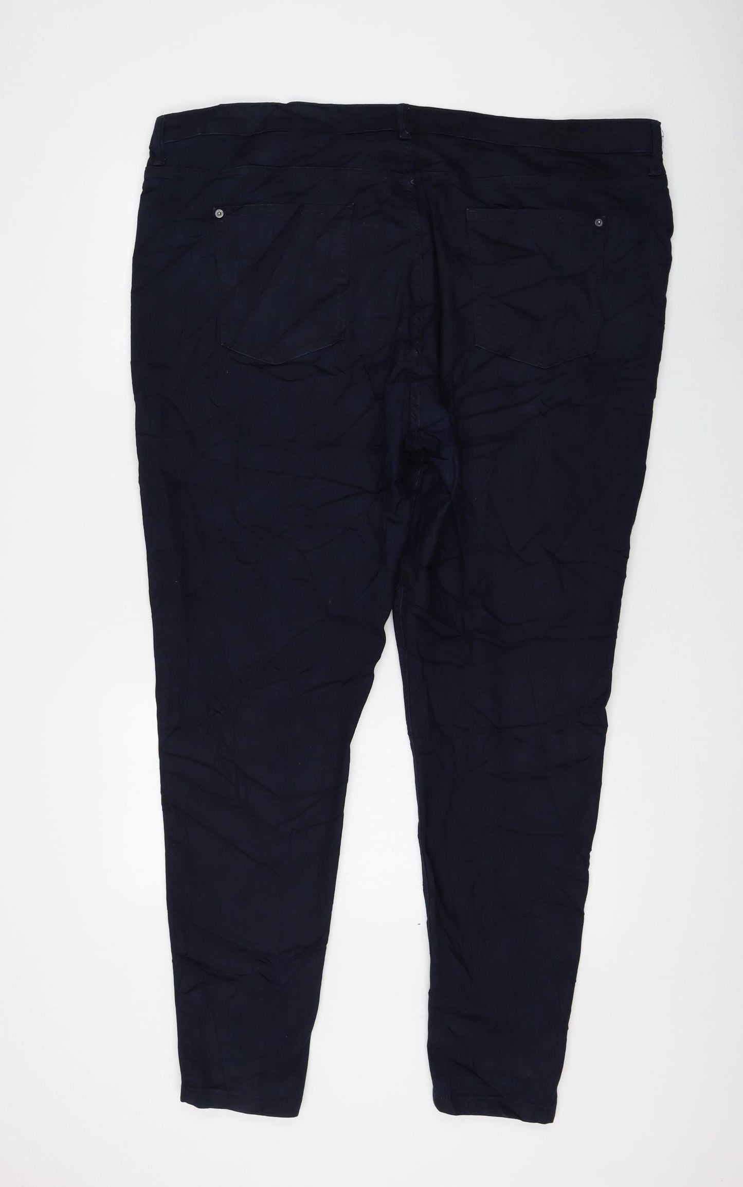 Preworn Womens Blue Polyester Skinny Jeans Size 44 in L31 in Regular Zip