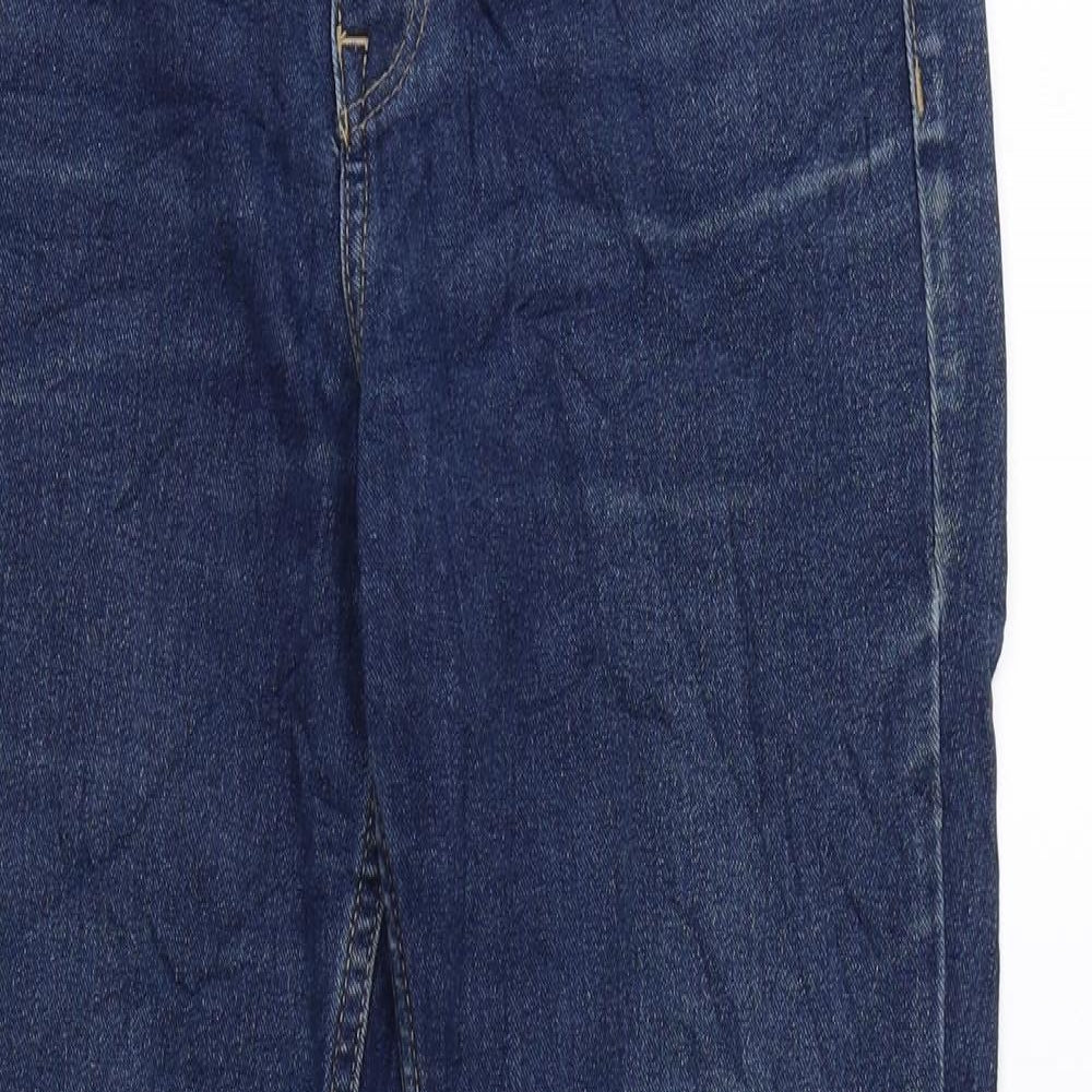 H&M Womens Blue Cotton Skinny Jeans Size 27 in L28 in Regular Zip
