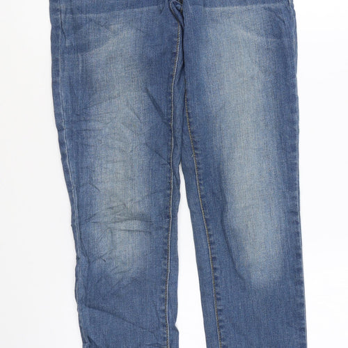 Nuon Womens Blue Cotton Skinny Jeans Size 6 L29 in Regular Zip
