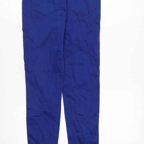 Marks and Spencer Womens Blue Cotton Jegging Leggings Size 6 L29 in