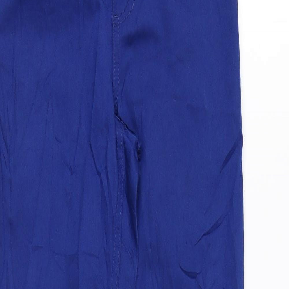 Marks and Spencer Womens Blue Cotton Jegging Leggings Size 6 L29 in