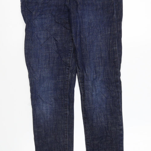 Gap Womens Blue Cotton Skinny Jeans Size 28 in L29 in Regular Zip