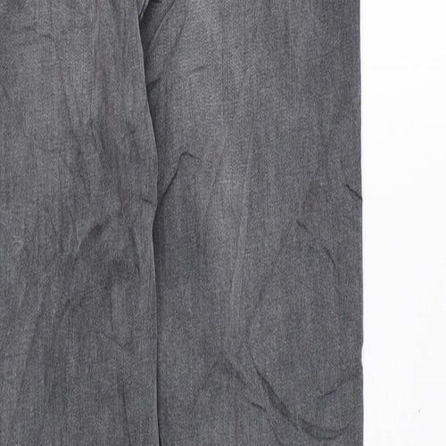 Per Una Womens Grey Cotton Skinny Jeans Size 8 L31 in Regular Zip - Long