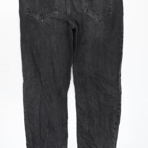 AllSaints Mens Black Cotton Skinny Jeans Size 28 in L29 in Regular Zip