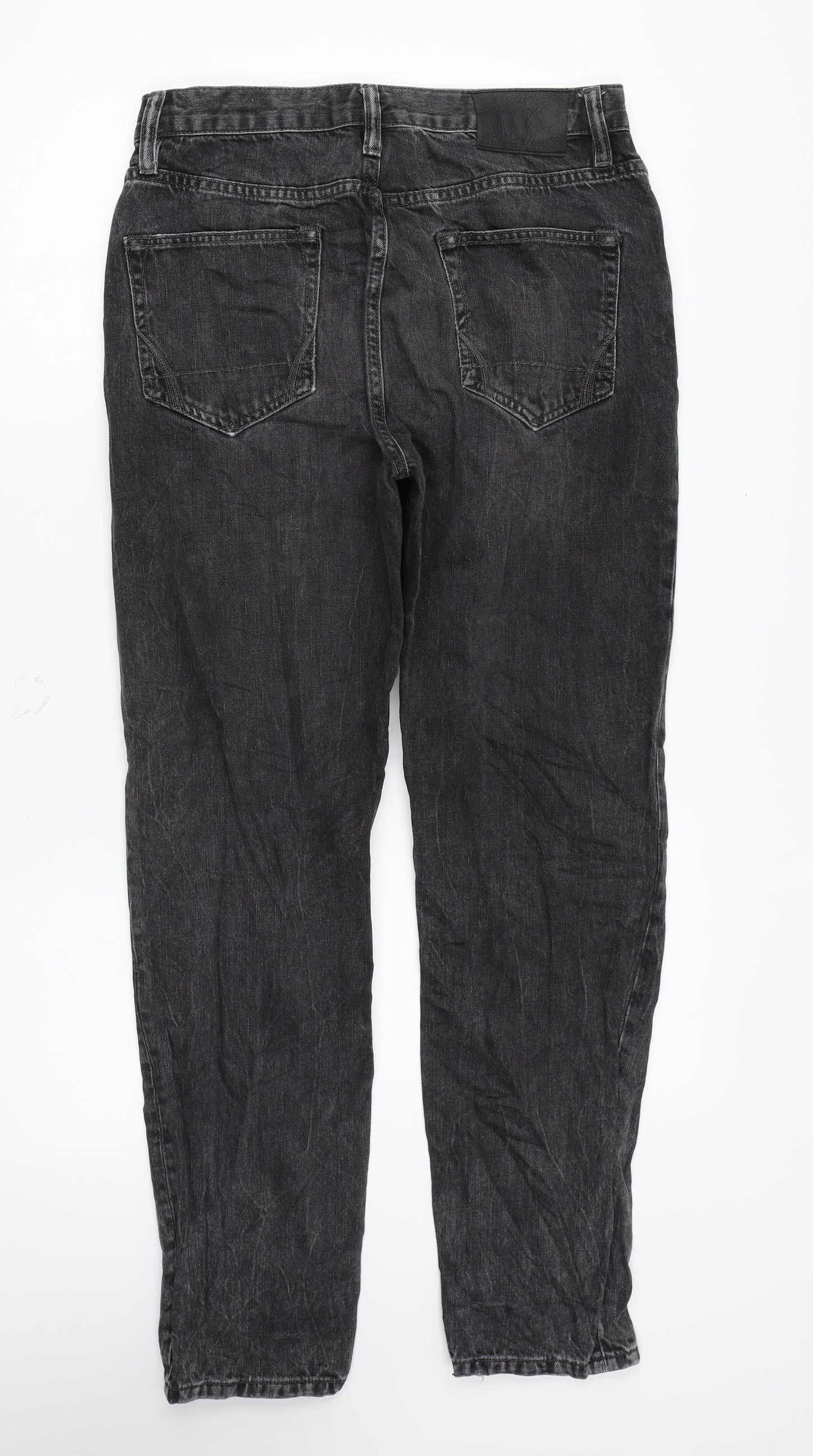 AllSaints Mens Black Cotton Skinny Jeans Size 28 in L29 in Regular Zip