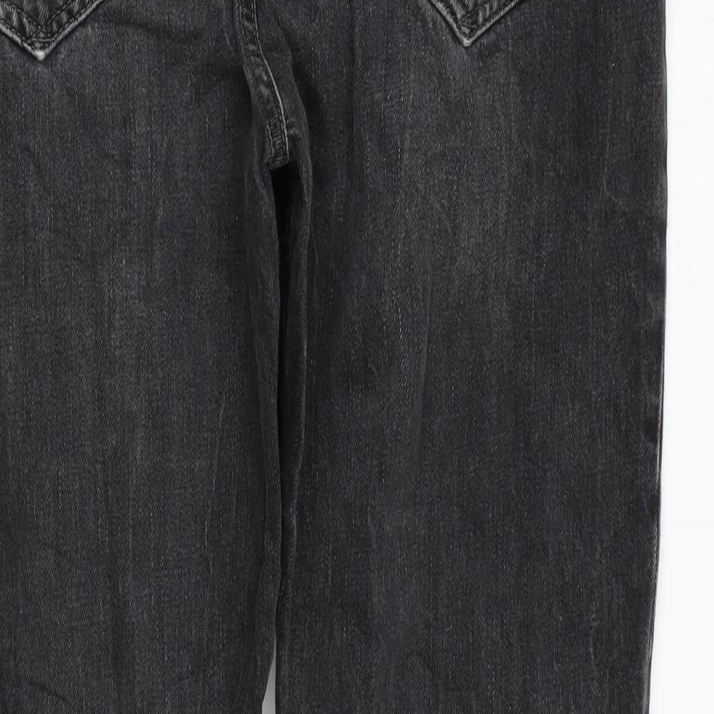 AllSaints Mens Black Cotton Skinny Jeans Size 28 in L29 in Regular Zip