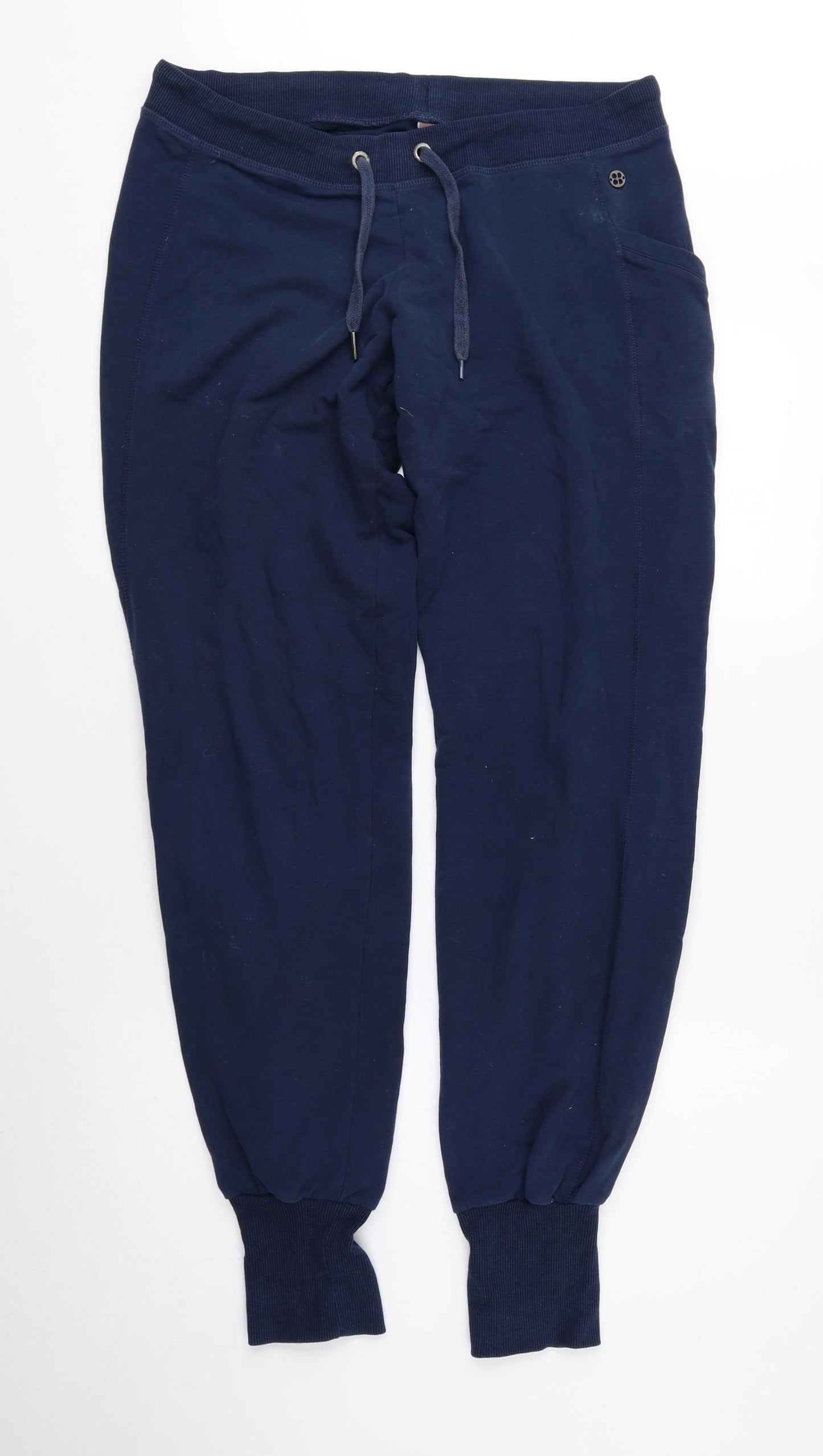 Sweaty Betty Womens Blue Polyester Jogger Leggings Size M L32 in - Tie String