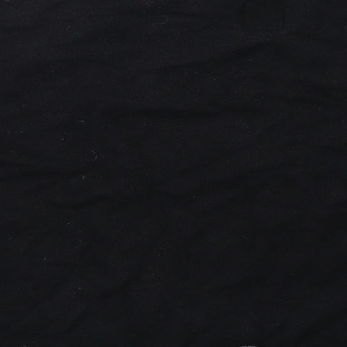 Jack Wills Womens Black Cotton Pullover Sweatshirt Size 10 Pullover - Cropped