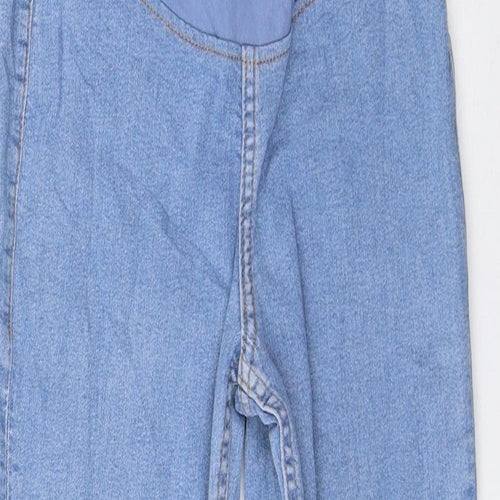H&M Womens Blue Cotton Skinny Jeans Size S L28 in Regular - Maternity Jeans
