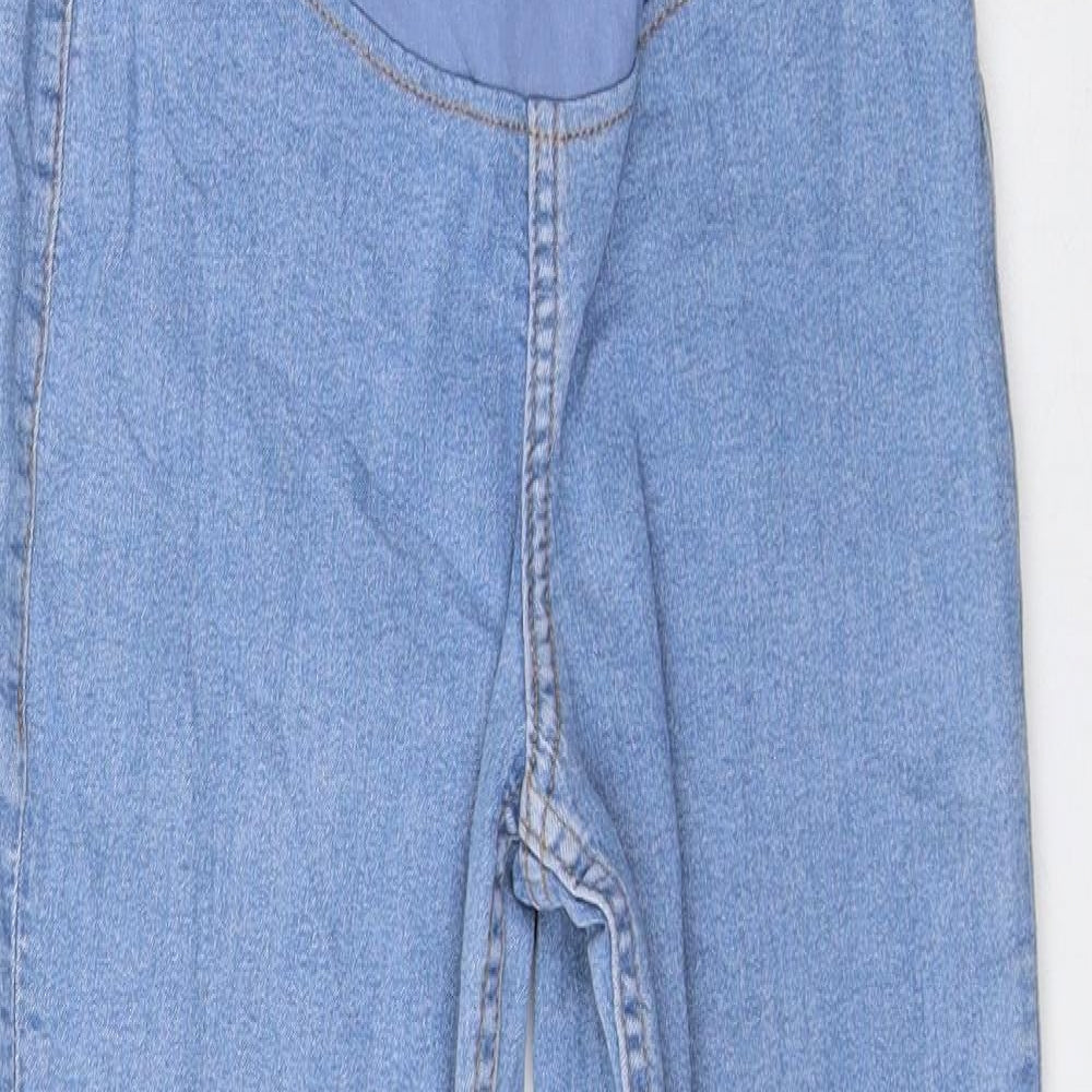H&M Womens Blue Cotton Skinny Jeans Size S L28 in Regular - Maternity Jeans