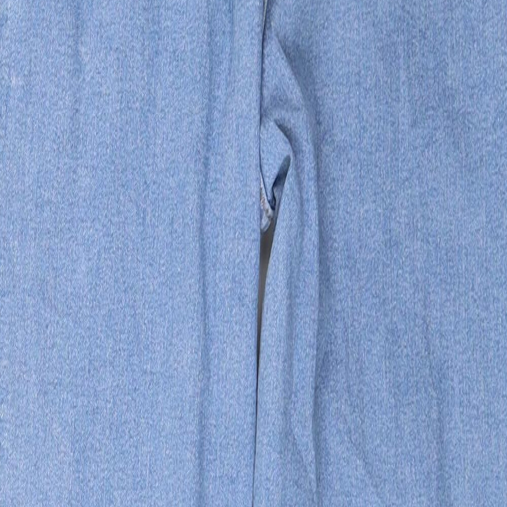 H&M Womens Blue Cotton Skinny Jeans Size S L28 in Regular - Maternity Jeans