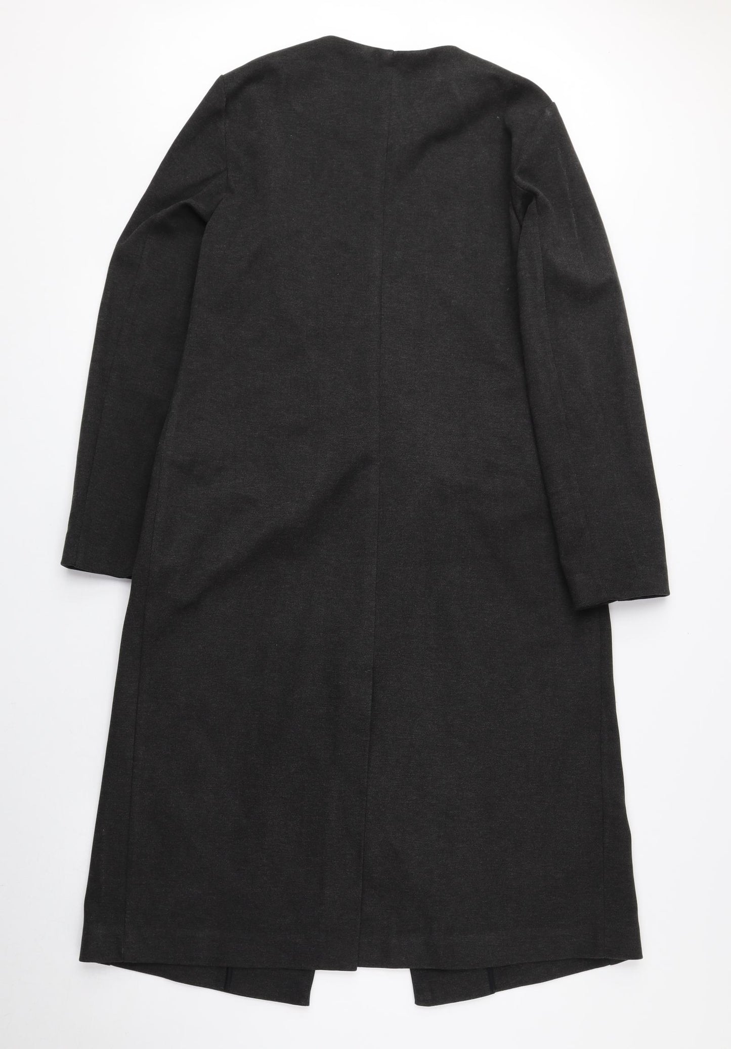 WULI : LUU Womens Grey Overcoat Blazer Size 8 Button