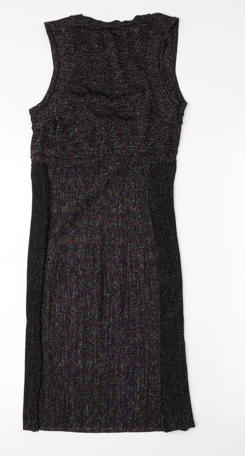 H&M Womens Multicoloured Viscose A-Line Size S Sweetheart Pullover