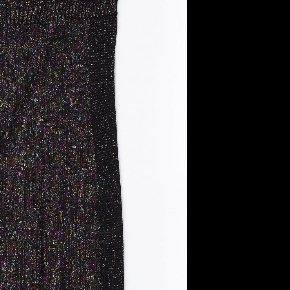 H&M Womens Multicoloured Viscose A-Line Size S Sweetheart Pullover