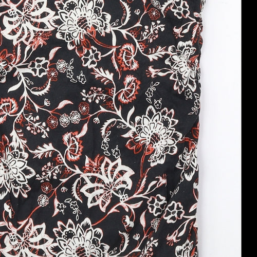 Dorothy Perkins Womens Multicoloured Floral 100% Cotton Basic Blouse Size 12 Off the Shoulder