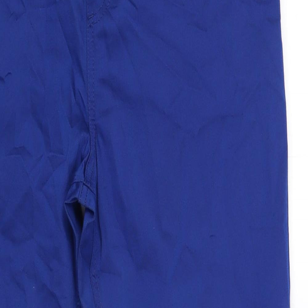 Marks and Spencer Womens Blue Cotton Jegging Jeans Size 18 L29 in Regular