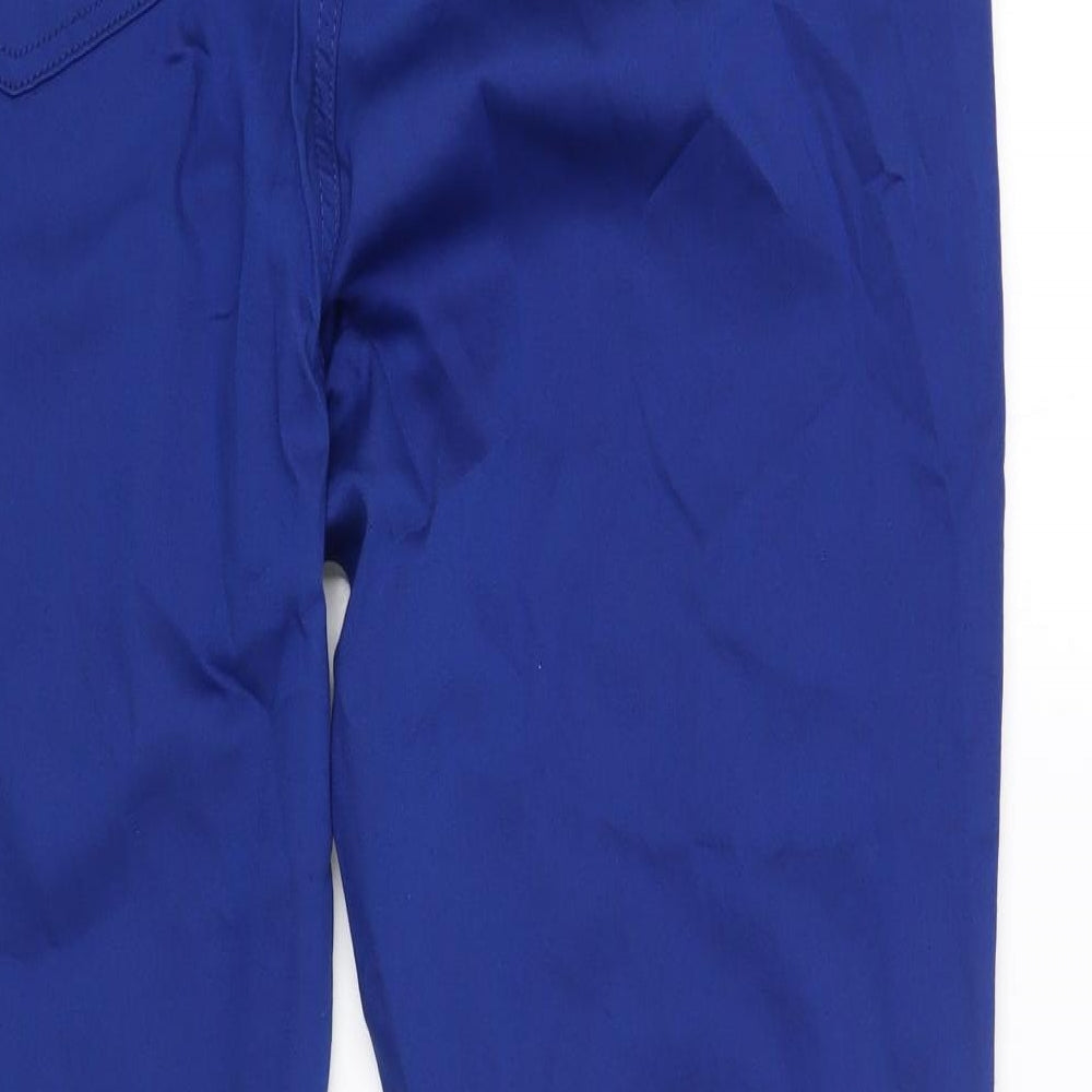 Marks and Spencer Womens Blue Cotton Jegging Jeans Size 18 L29 in Regular