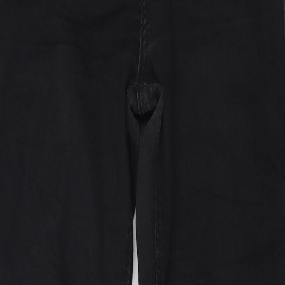 Topshop Womens Black Polyester Skinny Jeans Size 30 in L32 in Regular Zip
