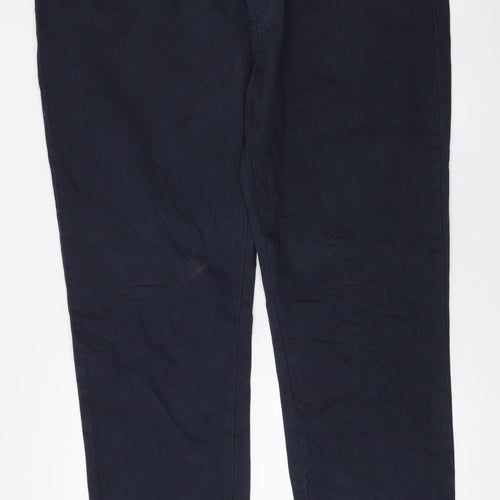 TU Mens Blue Cotton Tapered Jeans Size 44 in L32 in Regular Zip