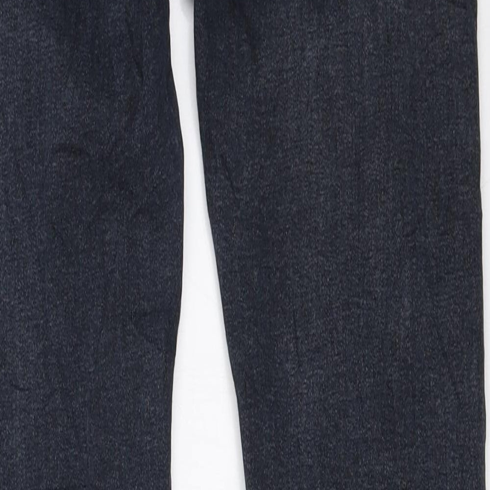 Topman Mens Blue Cotton Skinny Jeans Size 30 in L30 in Regular Zip