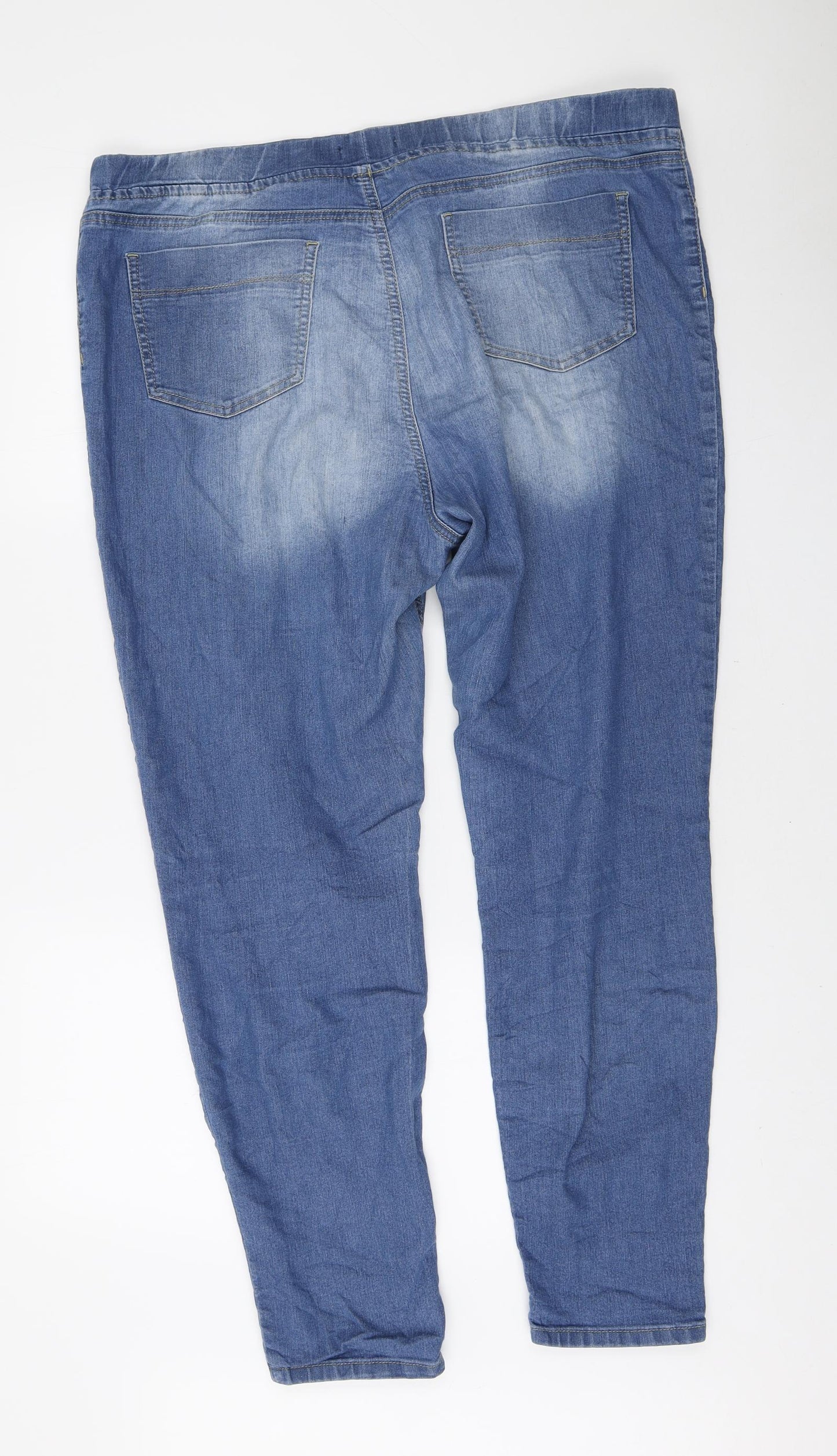TU Womens Blue Polyester Skinny Jeans Size 20 L29 in Regular
