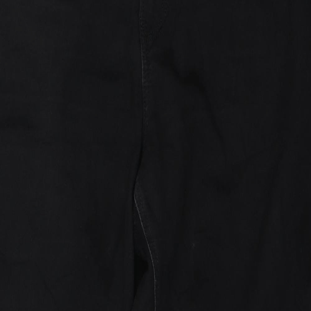 Per Una Womens Black Polyester Skinny Jeans Size 18 L28 in Regular Zip