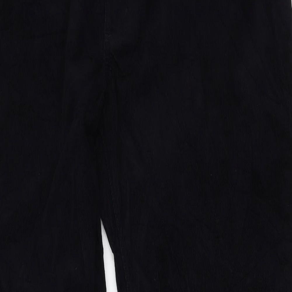 Marks and Spencer Mens Blue Cotton Straight Jeans Size 42 in L33 in Regular Zip
