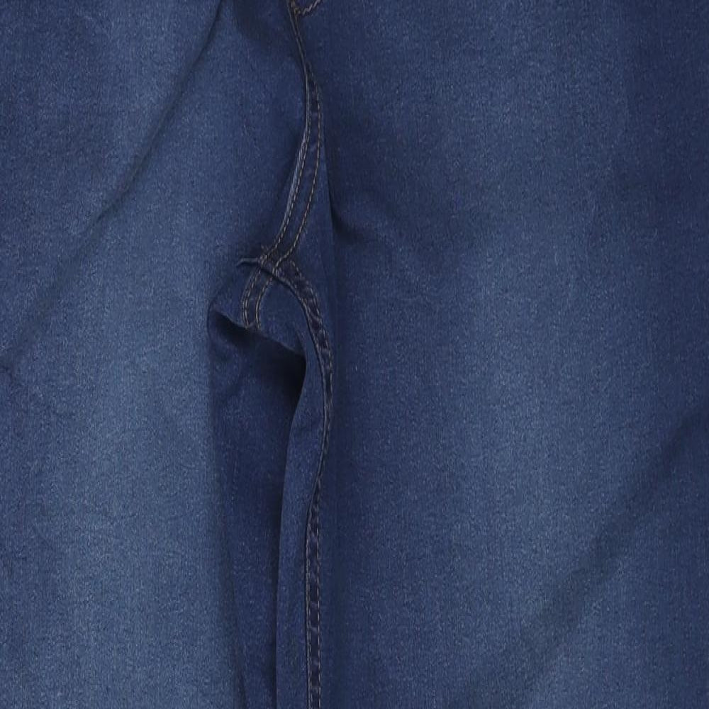 Marks and Spencer Womens Blue Polyester Jegging Jeans Size 16 L27 in Regular