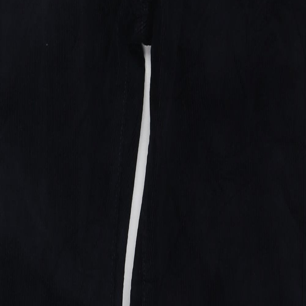 Marks and Spencer Mens Blue Cotton Straight Jeans Size 30 in L33 in Regular Zip
