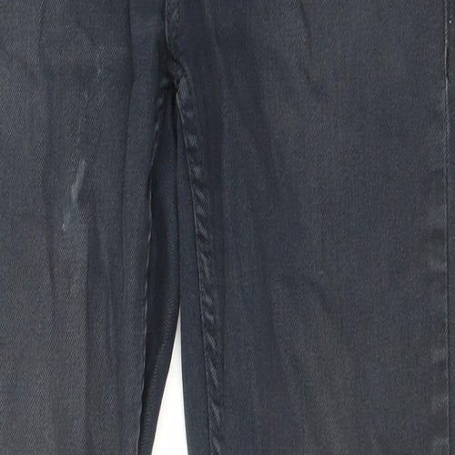 Burton Mens Blue Cotton Skinny Jeans Size 32 in L29 in Regular Button