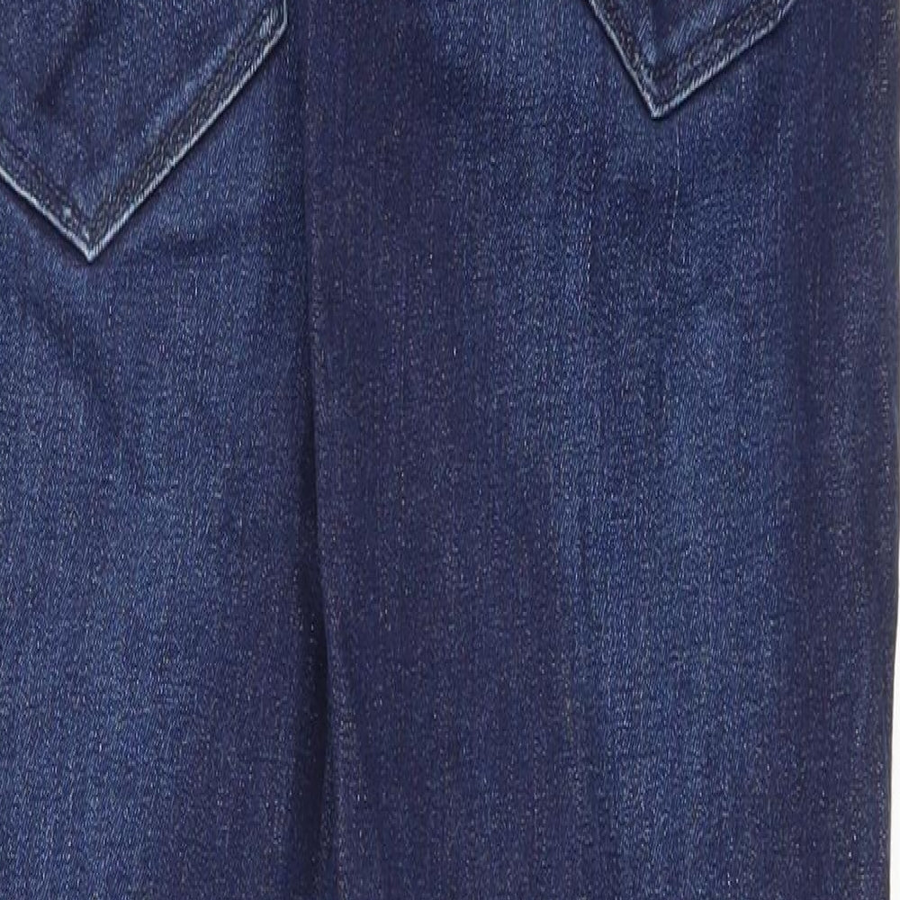 Burton Mens Blue Cotton Straight Jeans Size 28 in L28 in Regular Zip