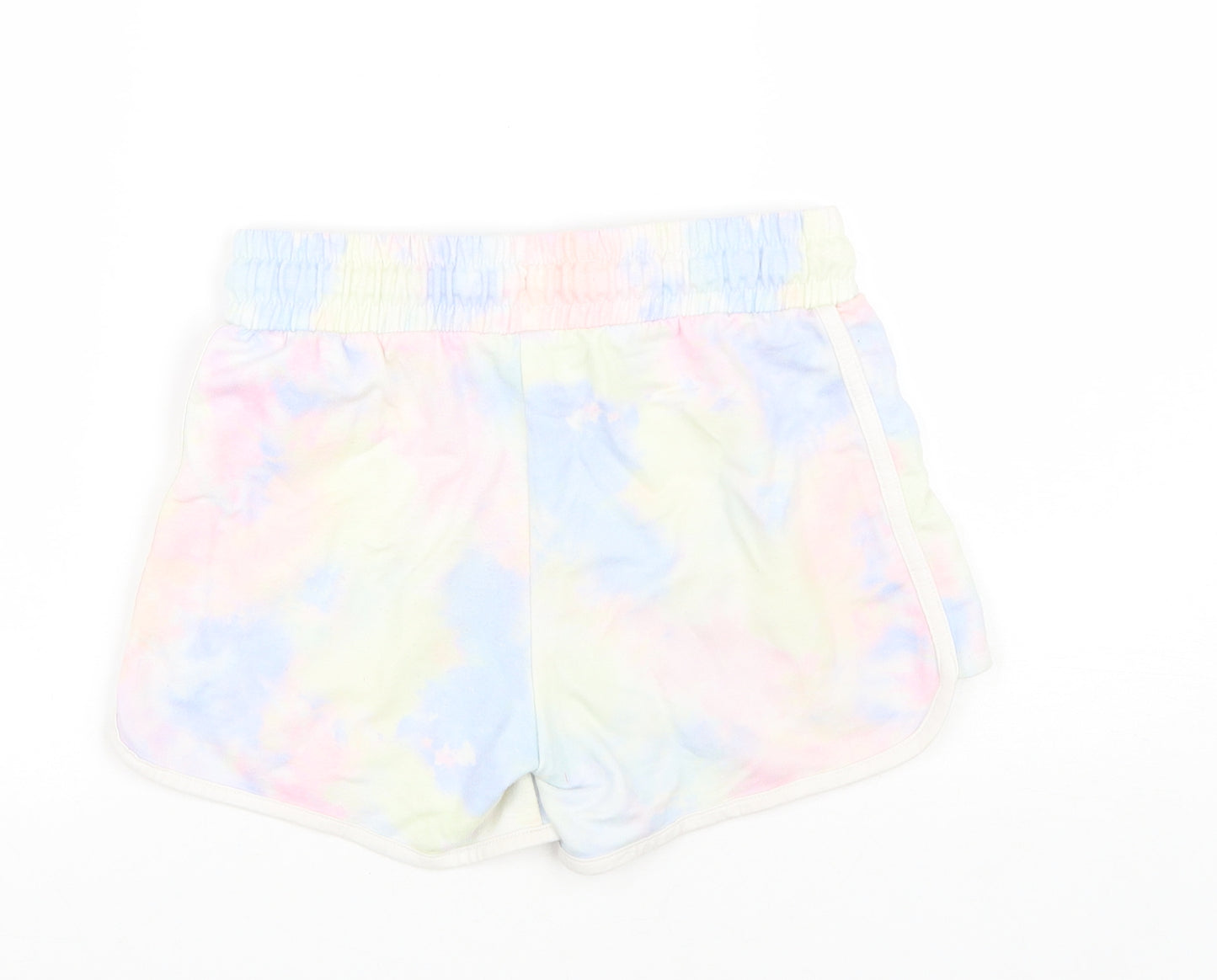F&F Girls Multicoloured Cotton Sweat Shorts Size 11-12 Years Regular Drawstring