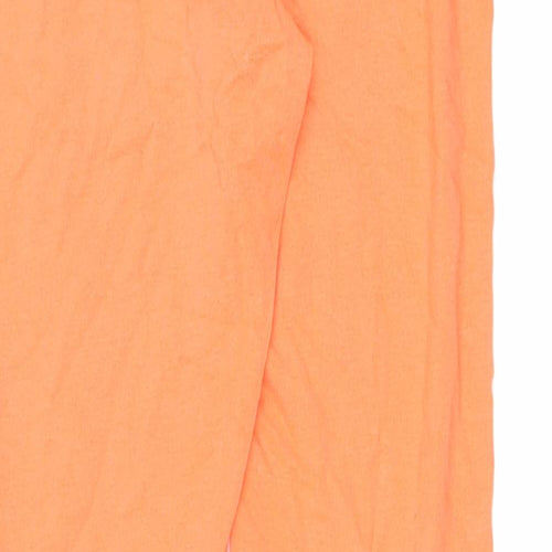 H&M Girls Orange Cotton Jogger Trousers Size 8-9 Years Regular Drawstring - Leggings Love