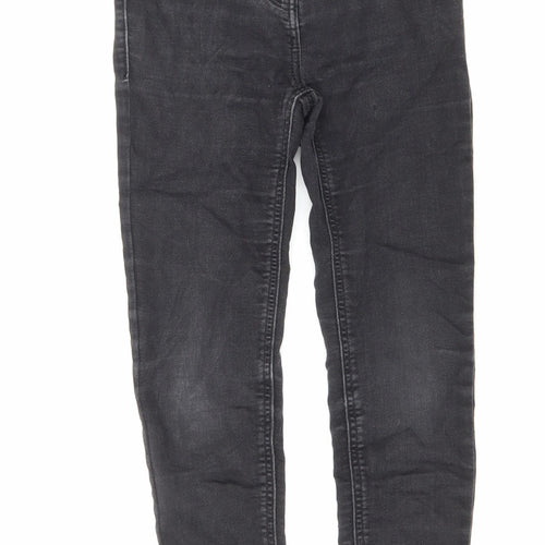 TU Boys Black Cotton Skinny Jeans Size 9 Months Regular Zip