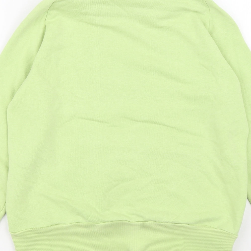 PUMA Womens Green Polyester Pullover Sweatshirt Size M Pullover - class of 48