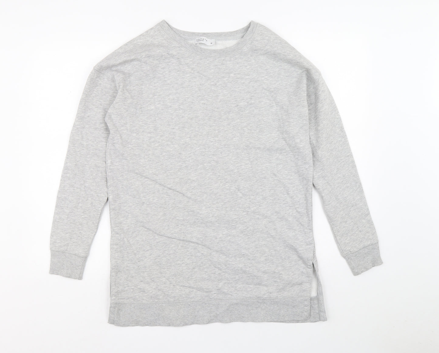 Papaya Mens Grey Cotton Pullover Sweatshirt Size L