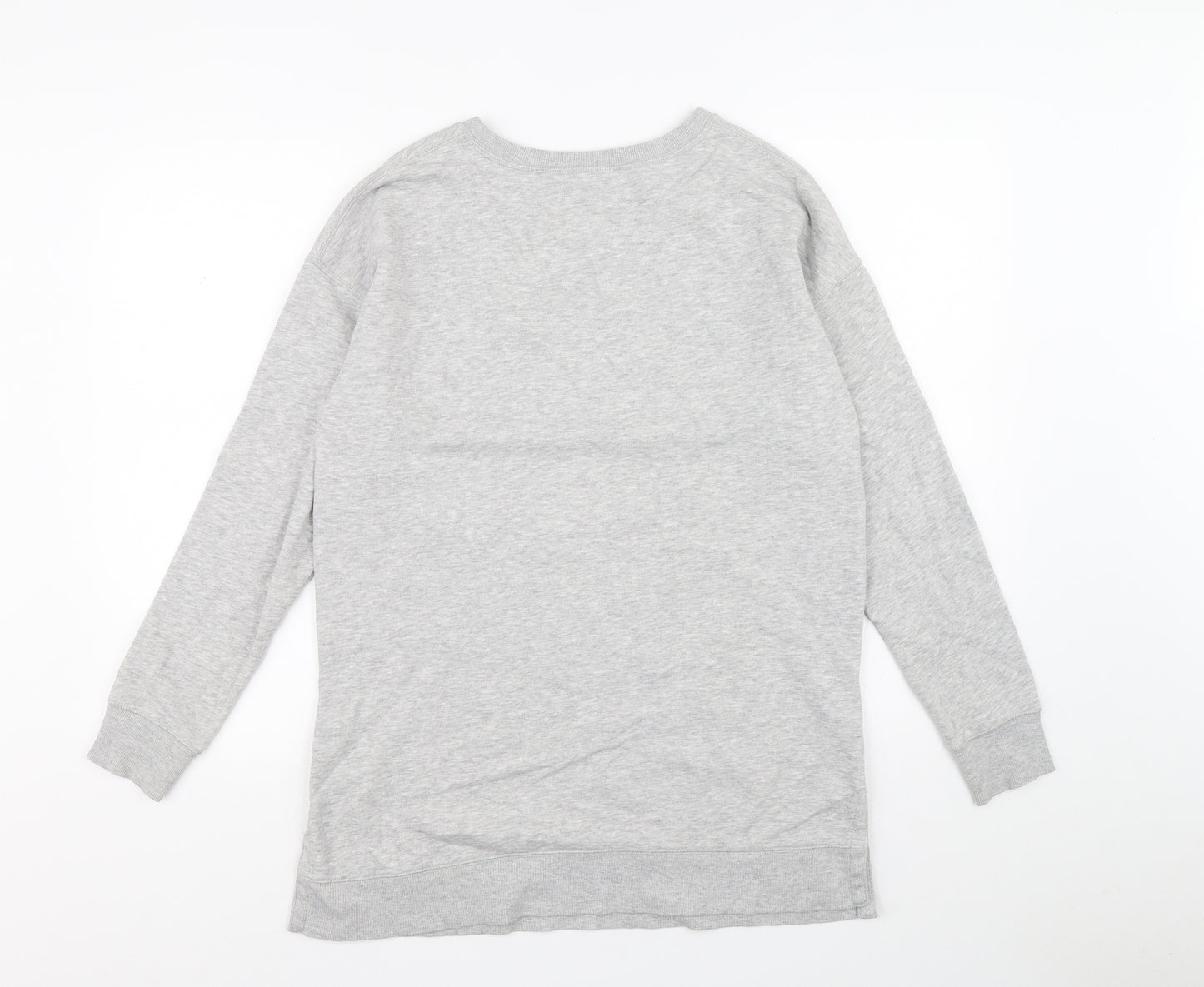 Papaya Mens Grey Cotton Pullover Sweatshirt Size L