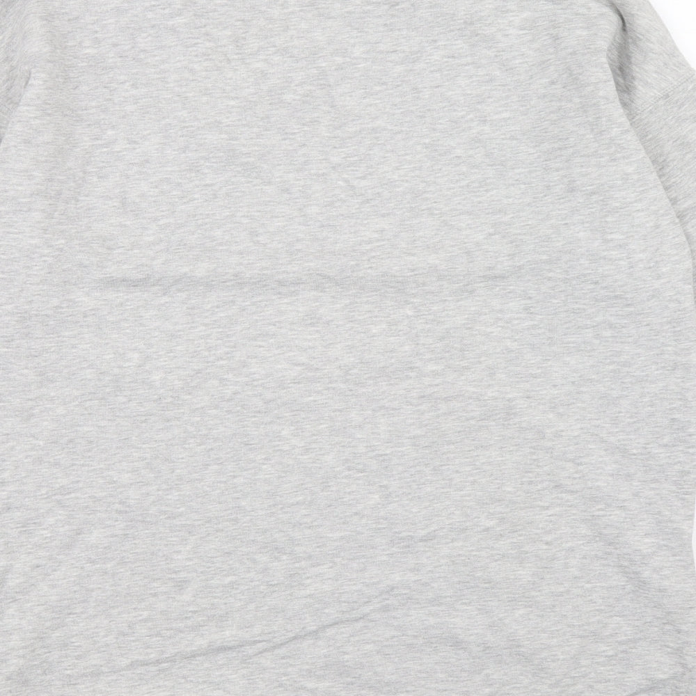 Papaya Mens Grey Cotton Pullover Sweatshirt Size L