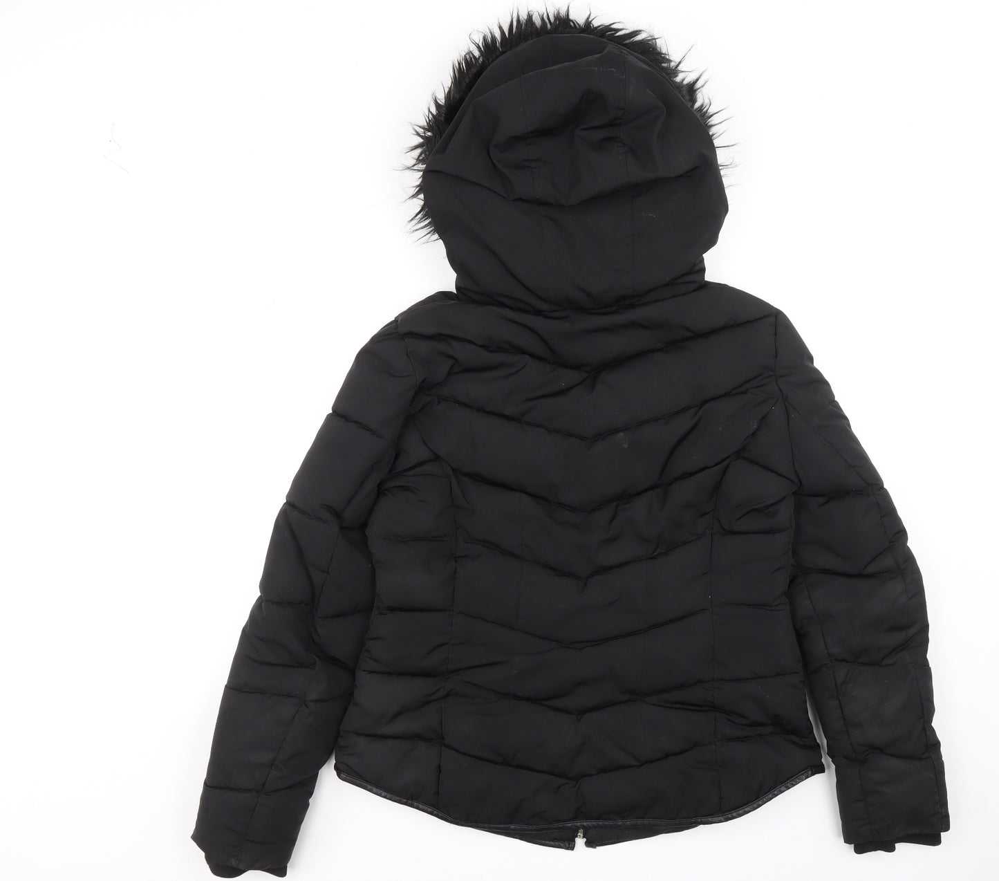 Atmosphere Womens Beige Quilted Coat Size 14 Zip