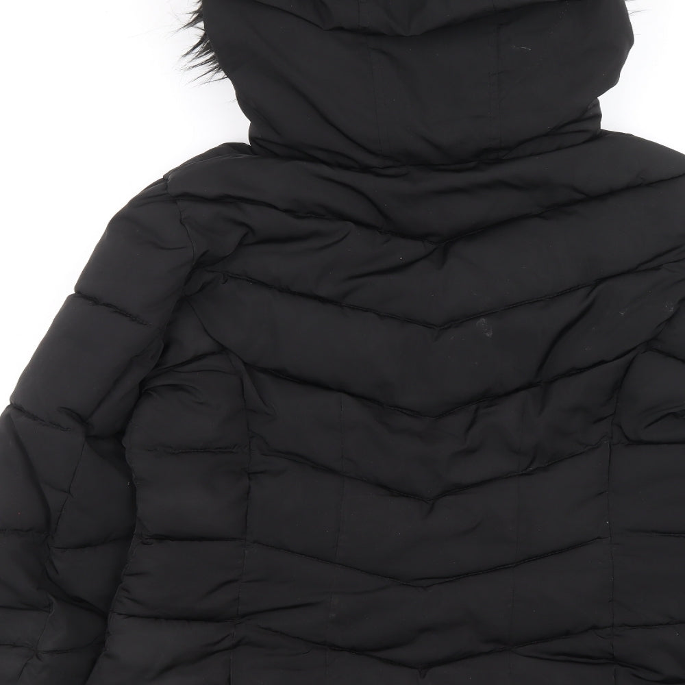 Atmosphere Womens Beige Quilted Coat Size 14 Zip