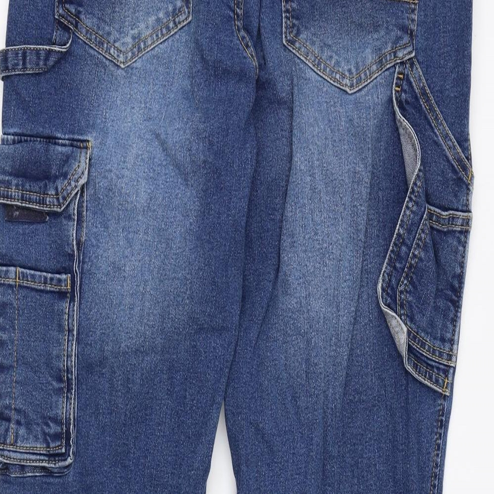Parkside Mens Blue Cotton Straight Jeans Size 36 in L32 in Regular Button