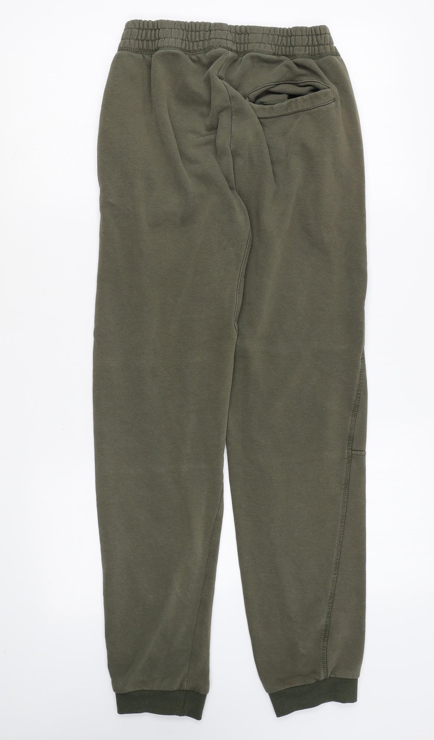 Umbro Womens Green Cotton Jogger Trousers Size S L25 in Regular