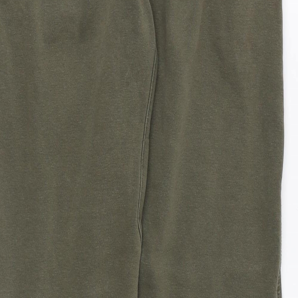 Umbro Womens Green Cotton Jogger Trousers Size S L25 in Regular