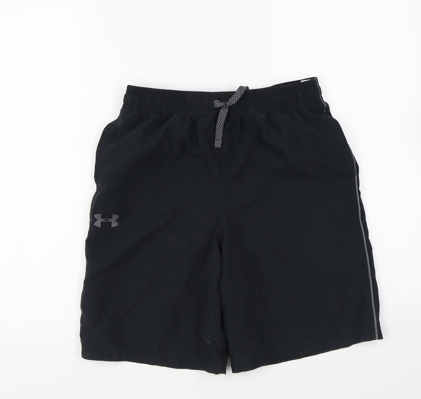 Under Armour Boys Blue Polyester Sweat Shorts Size XL Regular Drawstring - Swim Shorts