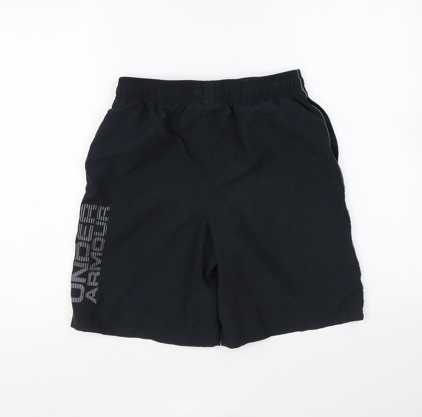 Under Armour Boys Blue Polyester Sweat Shorts Size XL Regular Drawstring - Swim Shorts