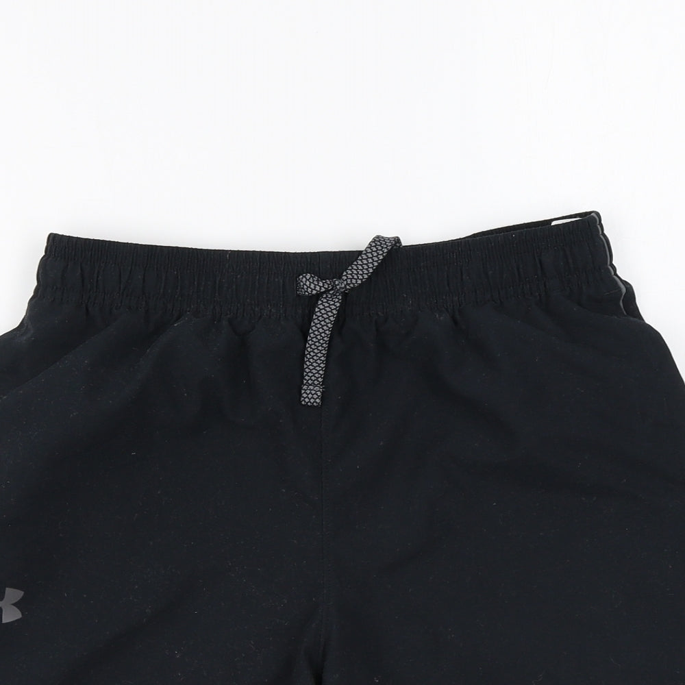 Under Armour Boys Blue Polyester Sweat Shorts Size XL Regular Drawstring - Swim Shorts