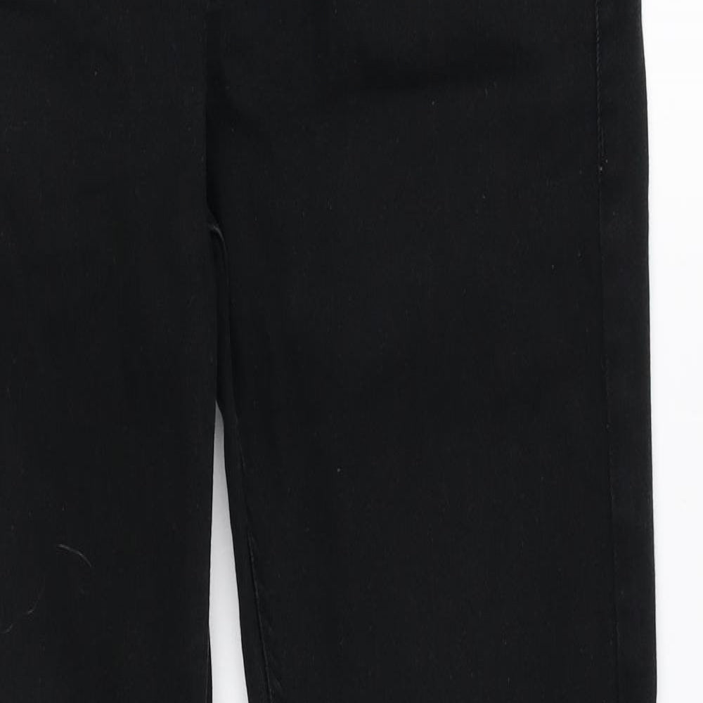 Topman Womens Black Cotton Skinny Jeans Size 30 in L30 in Regular Zip
