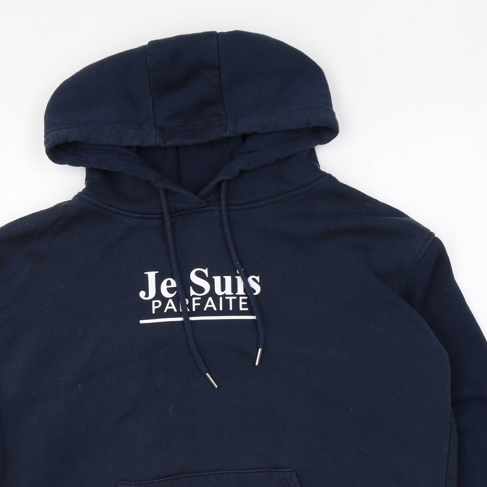 Primark Womens Blue Cotton Pullover Hoodie Size S Pullover - Je Suis Parfaite